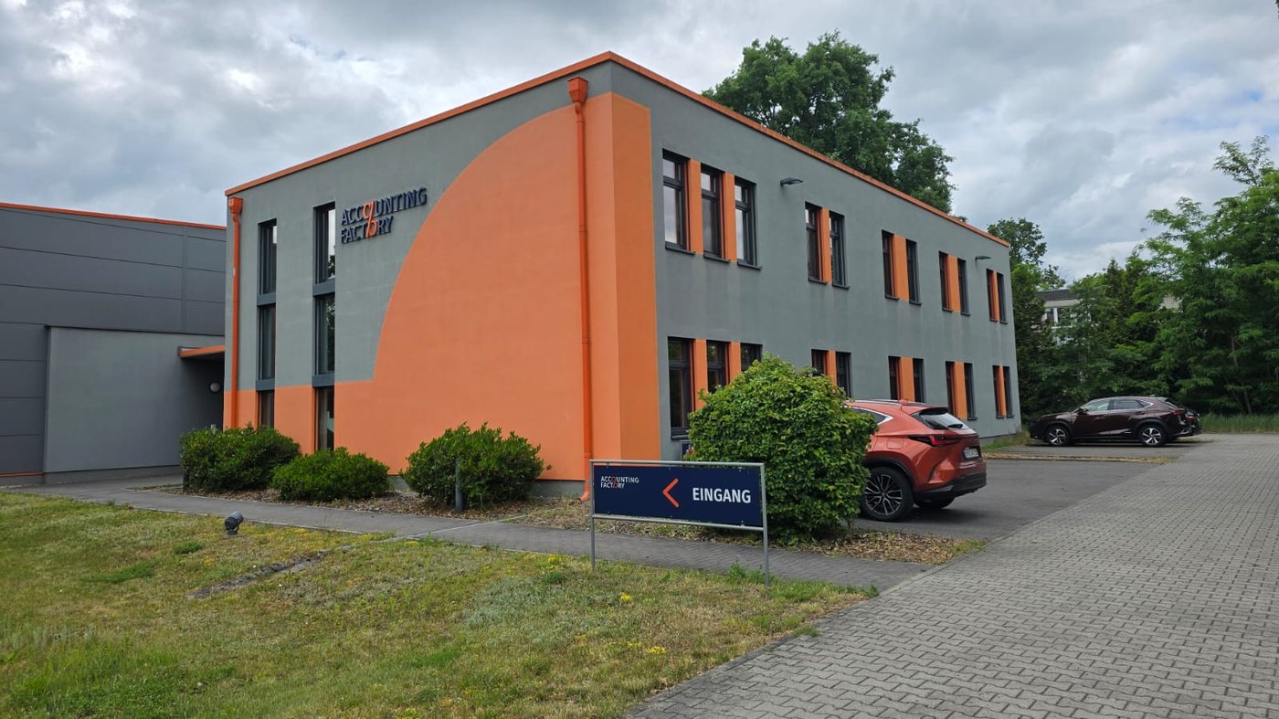 Bürogebäude der Accounting Factory in Leegebruch